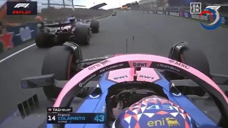 Video: gran maniobra de Colapinto para superar a Gasly en el GP de Países Bajos