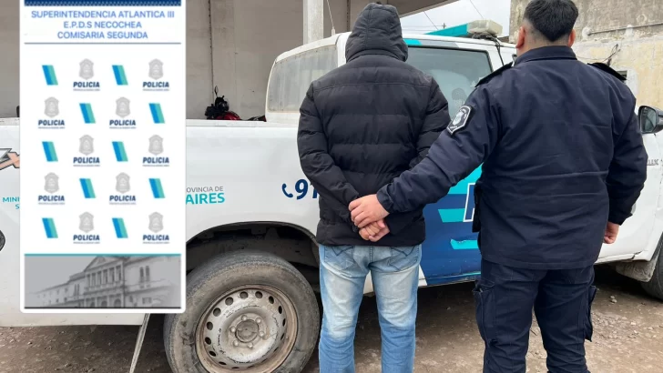 Allanamiento en Quequén esclarece cinco delitos y culmina con una aprehensión