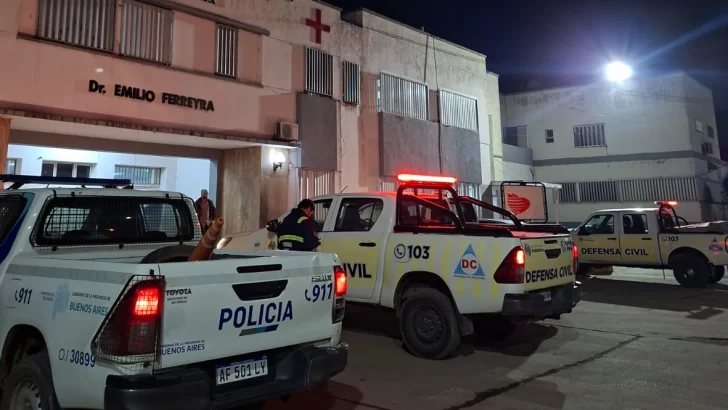 Trasladaron a una niña de dos años con convulsiones