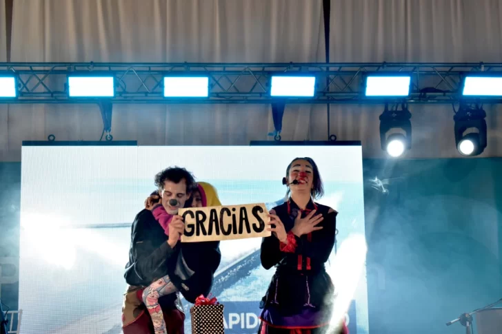 Muchos niños y niñas participaron de la celebración en Puerto Quequén