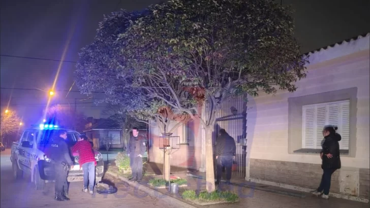 Los atraparon robando materiales de construcción y uno tenía pedido de captura activo