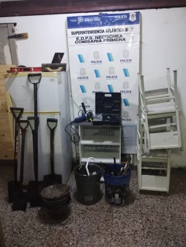 Allanamiento en Necochea: secuestran herramientas y muebles robados