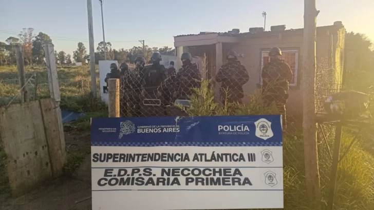 Secuestros, aprehensiones y esclarecimiento de un robo en Necochea