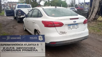 Policía recupera en Necochea un vehículo robado en La Matanza