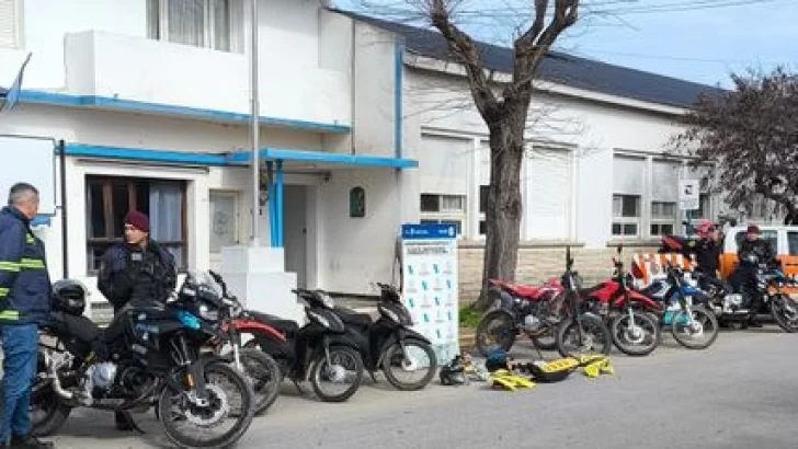 Secuestran motos que realizaban picadas: siete allanamientos
