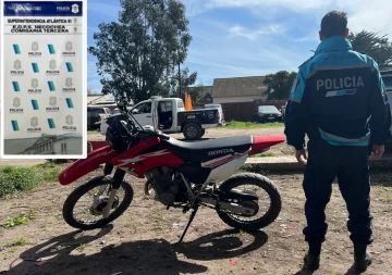 Secuestran moto adulterada en operativo de control