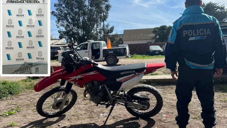Secuestran moto adulterada en operativo de control