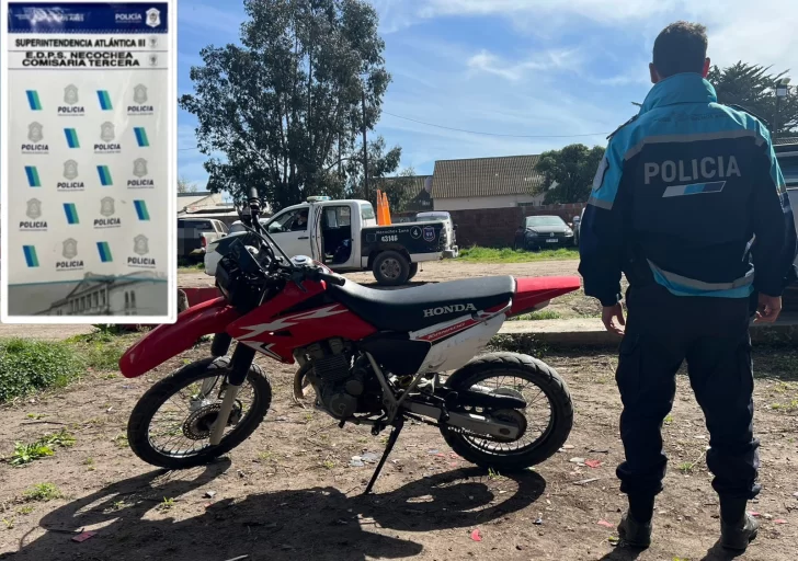 Secuestran moto adulterada en operativo de control