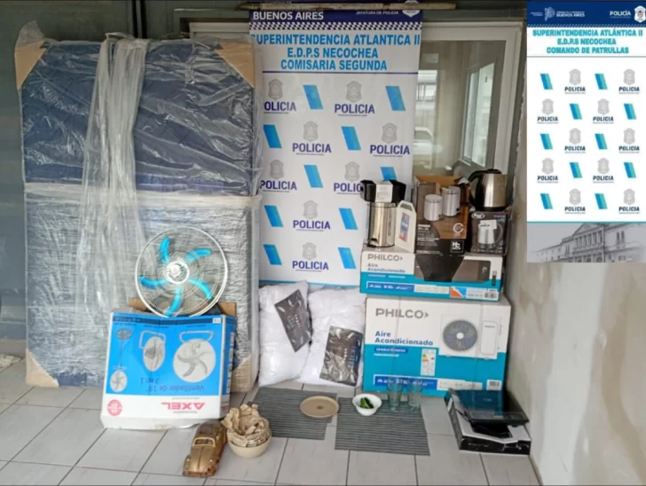 Lo encuentran usurpando una casa y con elementos robados