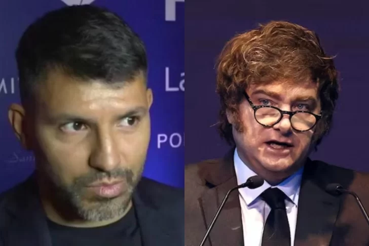 El Kun Agüero respaldó al gobierno de Javier Milei: “El no tener para comer existe hace años”