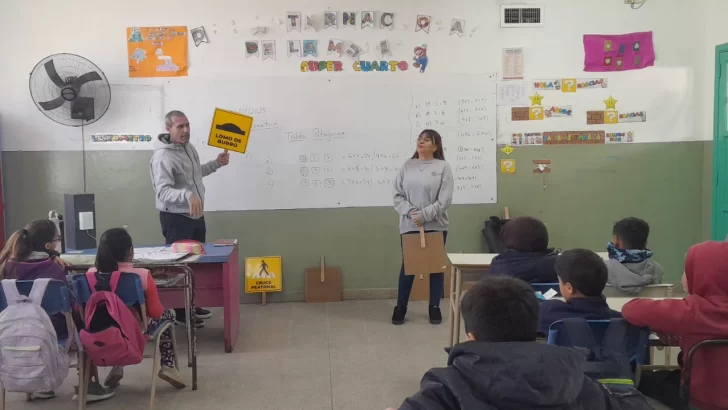 Más escuelas de Necochea y Quequén se suman a las jornadas de educación vial