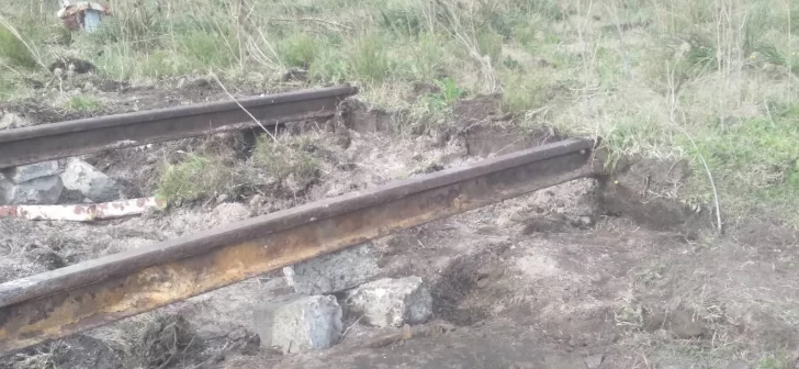 Aprovechan el abandono de la estación Quequén para robar durmientes