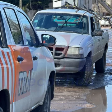 Persecución de tránsito en pleno mediodía