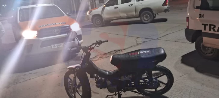 Tras una persecución, agentes de Tránsito recuperan una moto con pedido de secuestro activo