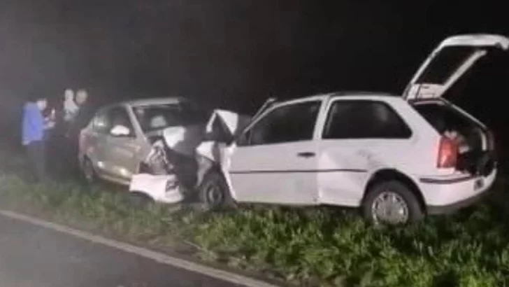 Choque frontal en la Ruta 88 dejó seis heridos