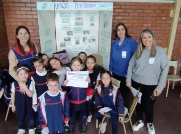 Dos proyectos educativos participan de la feria provincial en Mar de Ajó.