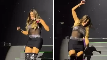 Catherine Fulop sufrió una tremenda caída desde el escenario: cómo se encuentra