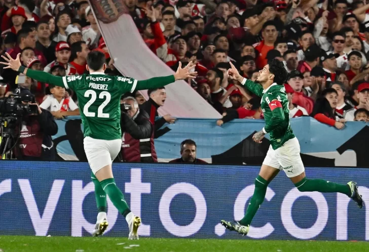 River perdió con Palmeiras en la ida de los cuartos de final de la Copa Libertadores