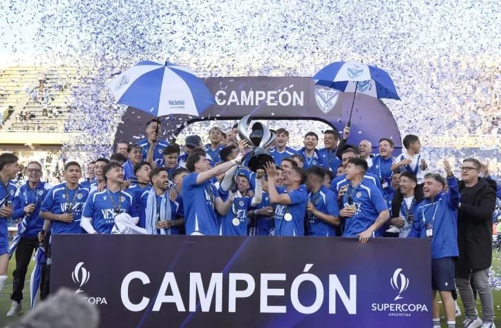 Vélez campeón de la Supercopa Argentina