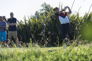 Marcos Montenegro el año pasado en el Necochea Golf Club