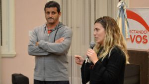 Marcos Bertone y Jimena López