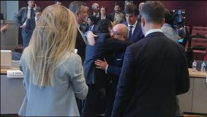 Jorge Faurie y Dante Sica