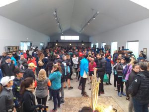 Gran cantidad de atletas en la Moringa