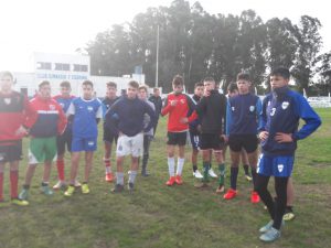 Primera practica esta tarde en la cancha de Gimnasia (Foto: Abrazo de Gol-Leandro Aroza)