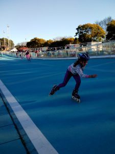 Lola Amuchástegui en la pista rosarina