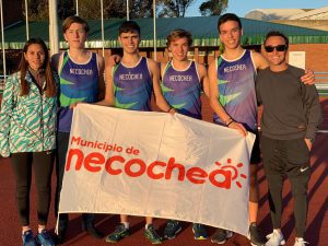 La posta la integraron los cuatro atletas que compitieron en las individuales