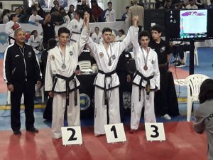 Doble podio y medalla para Alejandro Morán, en este caso en la entrega del bronce
