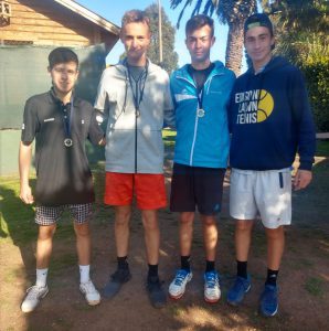 Duplas campeona y subcampeona de dobles