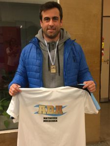 Francisco Medina y su reciente medalla