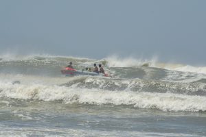 El Atlántico realmente fue una prueba difícil de superar debido a la gran marejada