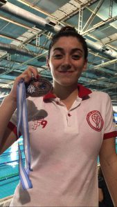 Constanza y su costumbre de hacer podio, en esta ocasión en el República de Juveniles y Juniors