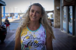 Cecilia Alcorta, guardavidas, profesora de educación física e impulsora de la competencia única para ellas