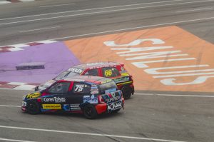 A los autazos: "Lilo" Arrate tuvo que abandonar a causa de este incidente con el Etios de Alessi Martín