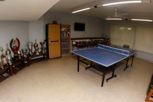 La zona de recreación de la pensión de Boca Crédito: Javier García Martino (Prensa Boca)