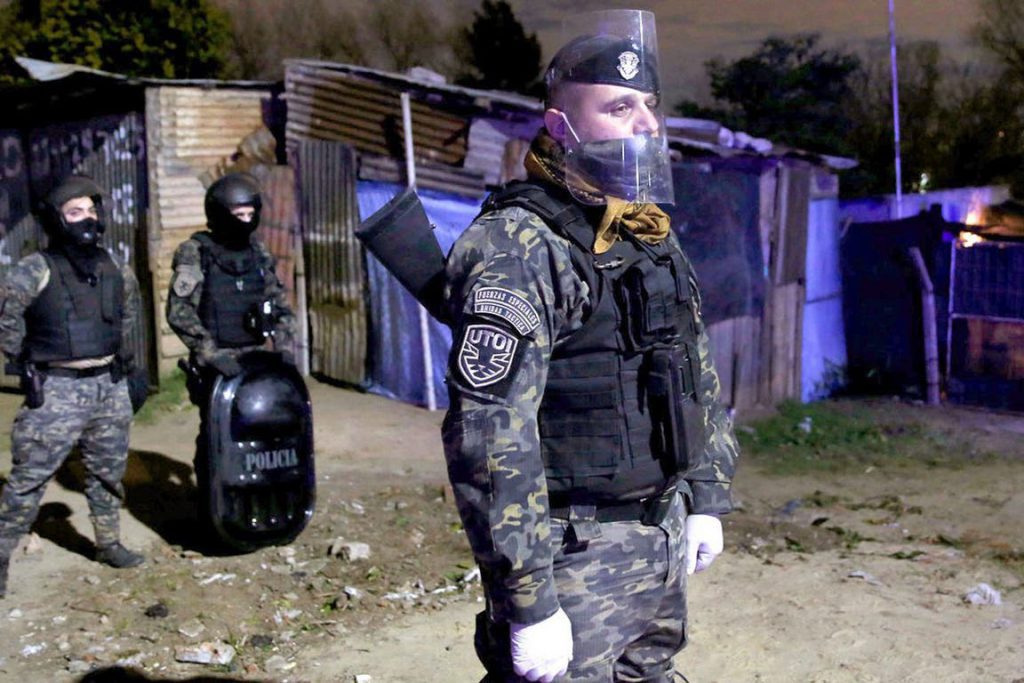 La policía bloqueó ayer todos los accesos al lugar