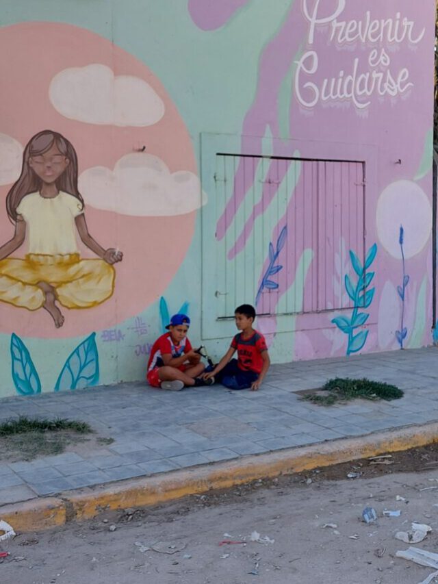 Un barrio lleno de colores