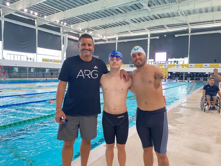 Brillantes marcas de Améndola y Maletti en el Open Internacional de Natación Paralímpica