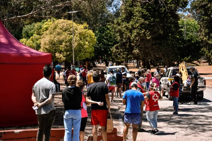 747 personas se testearon en el Parque, 196 dieron positivos