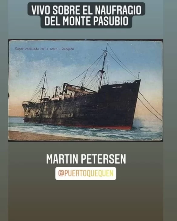 Charla sobre naufragios en la costa de Quequén