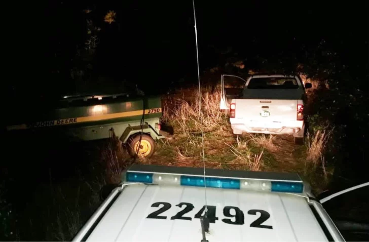 Robaron tanque con combustible y lo dejaron abandonado