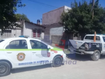 Bomberos realizaron pericias en vivienda incendiada