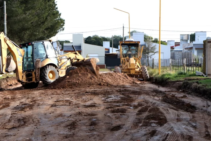 Obras de pavimento y desagües cloacales