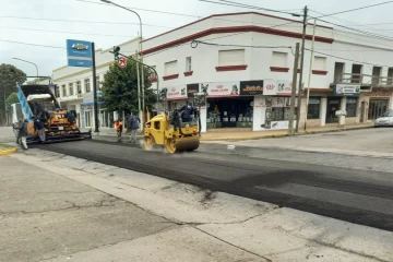 Finalizó la obra de bacheo en la avenida 59