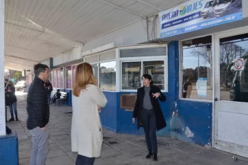 Recorrieron la Terminal para verificar los trabajos.