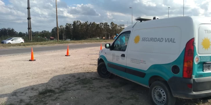 Provincia envió un móvil para seguridad vial en rutas