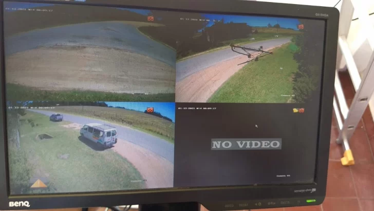 Loberia: instalan cámaras de seguridad en la zona rural